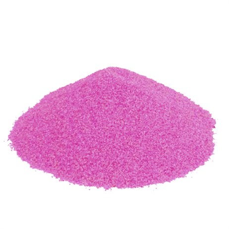 500 gr Dekorativt sand - Fuchsia 0,1-0,4 mm