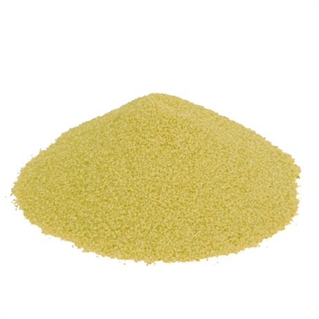 500 gr Dekorativt sand - Karry gul 0,1-0,4 mm
