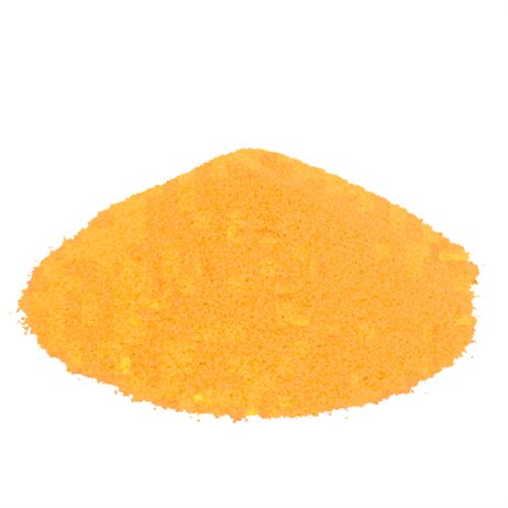 500 gr Dekorativt sand - Lys orange 0,1-0,4 mm