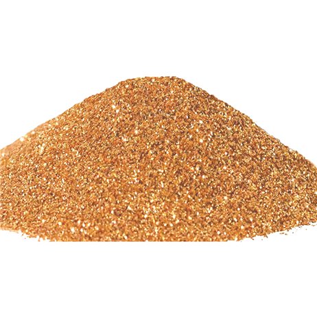 500 gr Dekorativt metalic sand - Kobber 0,1-0,4 mm