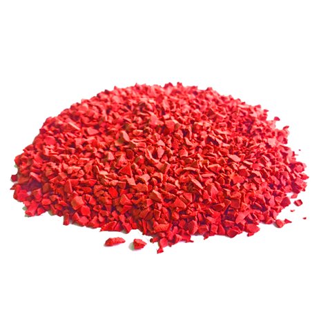 500 gr Dekorativt sten - Rød 1 - 4 mm