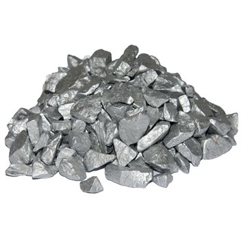500 gr Metallic Granitsten Sølv 8-16 mm – Skab magi i dine dekorationer
