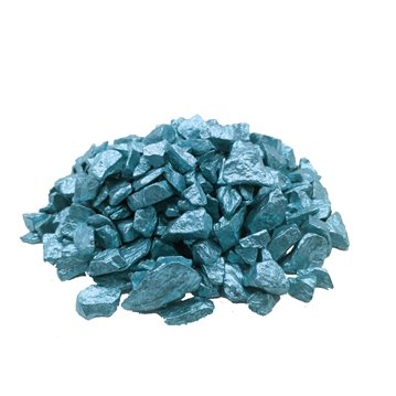 500 gr Dekorativt Granit - Mørk Turkis 8-16 mm – Skab magi i dine blomsterarrangementer