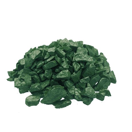 500 gr Dekorativt granit - Mørkegrøn 8-16 mm