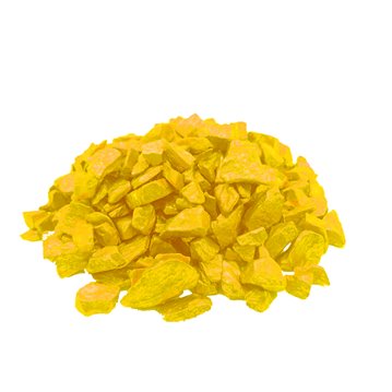 500 gr Dekorativt Granit - Gul 8-16 mm – Skab magi i dine blomsterdekorationer