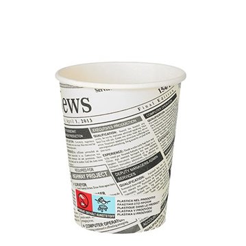50 stk Papkrus Newspaper design - 200 ml 50 stk Papkrus Newspaper design - 200 ml