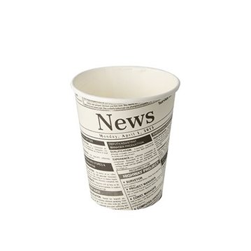50 stk Papkrus Newspaper design - 200 ml 50 stk Papkrus Newspaper design - 200 ml