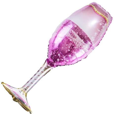 champagneglas 30" folieballon