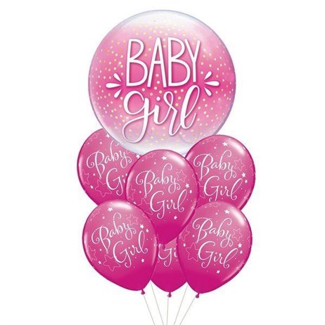 1 stk Ballonsæt Baby girl