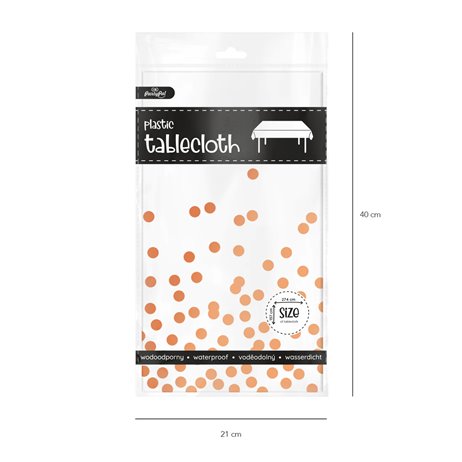 1 stk. Plastikduge rose guld og hvid 137 x 274 cm 1 stk. Plastikduge rose guld og hvid 137 x 274 cm