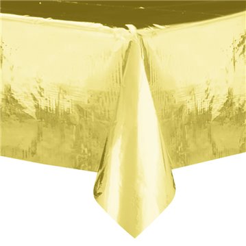 Plastikdug Metallic Guld 274x137 cm – Miljøvenlig elegance til enhver fest