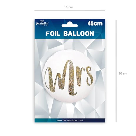 Mrs - 18" folieballon Mrs - 18" folieballon