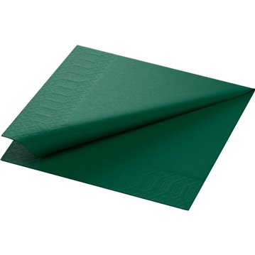125 stk. Mørkegrøn Duni frokostservietter - 2 lags 125 stk. Mørkegrøn Duni frokostservietter - 2 lags