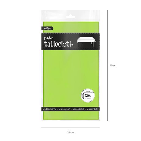 1 stk. Plastikduge lysegrøn 274x137 1 stk. Plastikduge lysegrøn 274x137