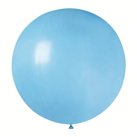 1 stk Kæmpe lyseblå ballon 36"
