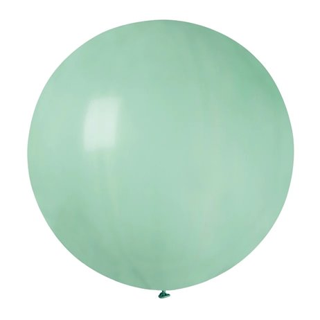 1 stk Kæmpe mynte grøn ballon 36"