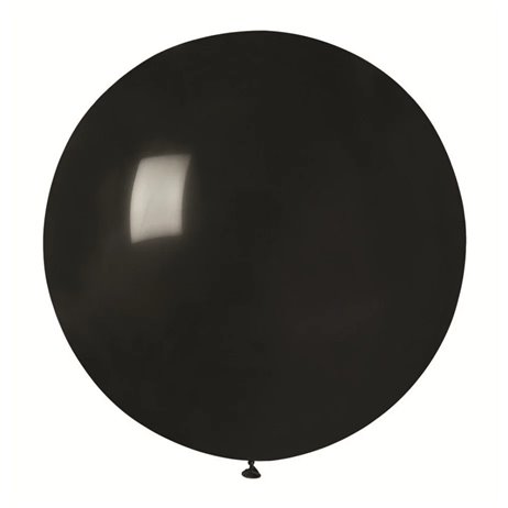 1 stk Kæmpe sort ballon 36"