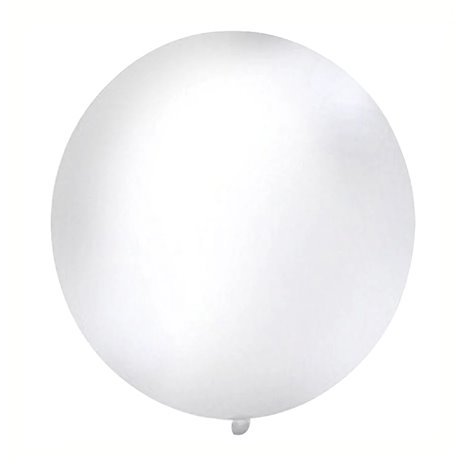 1 stk Kæmpe hvid ballon 36"