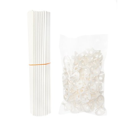 100 stk. Ballonpinde biologisk nedbrydelig 40 cm 100 stk. Ballonpinde biologisk nedbrydelig 40 cm