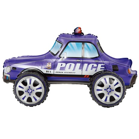 Police folieballoner 4D 25"