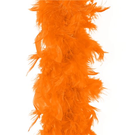 Fjerboa - Orange - 190 cm.
