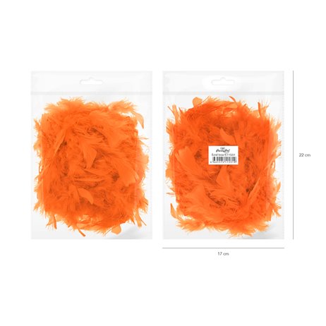 Fjerboa - Orange - 190 cm. Fjerboa - Orange - 190 cm.