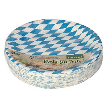 50 stk Oktoberfest paptallerken - 23cm 50 stk Oktoberfest paptallerken - 23cm