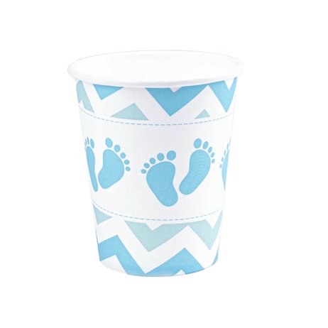 6 stk Papkrus - Baby shower blå 220ml 6 stk Papkrus - Baby shower blå 220ml