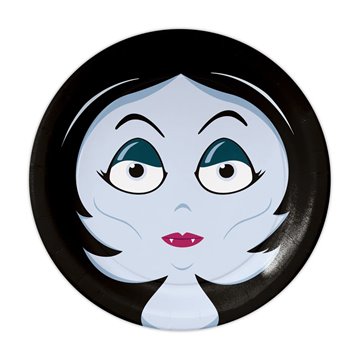6 stk Paptallerken Monsters - 18cm 6 stk Paptallerken Monsters - 18cm