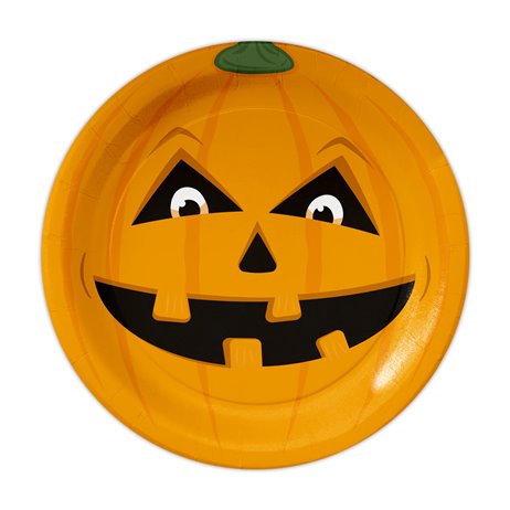 6 stk Paptallerken Monsters - 18cm 6 stk Paptallerken Monsters - 18cm