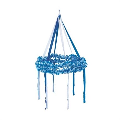 1 stk Bavarian blue krans - Oktoberfest Ø75 cm 1 stk Bavarian blue krans - Oktoberfest Ø75 cm
