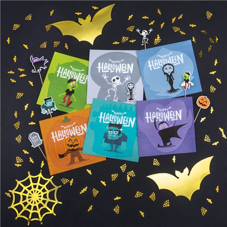 10 stk. Frokostservietter Monsters 10 stk. Frokostservietter Monsters