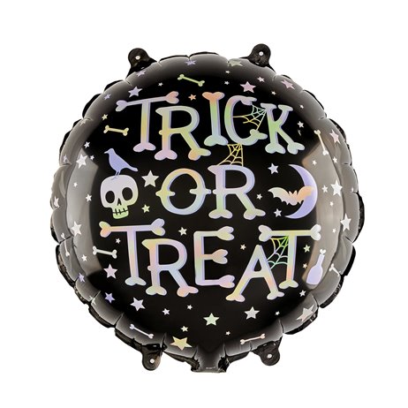Trick or treat Halloween folieballon 18"