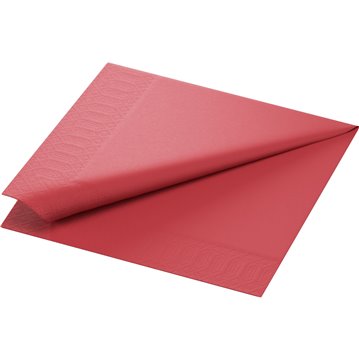 125 stk. Bordeaux Duni middagsservietter- Tissue 2 lags