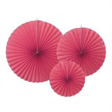 3 stk Rosetter fuchsia 20-40cm