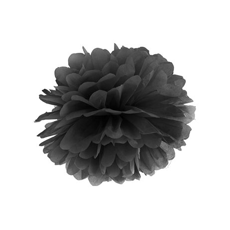 Pom pom sort 35 cm