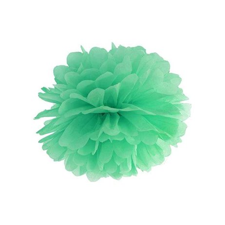 Pom pom mintgrøn 35 cm