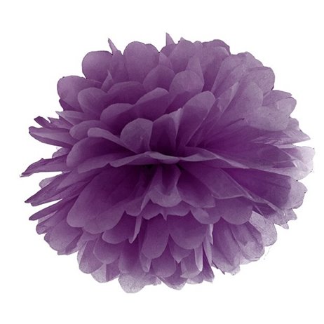 Pom pom lilla 35 cm