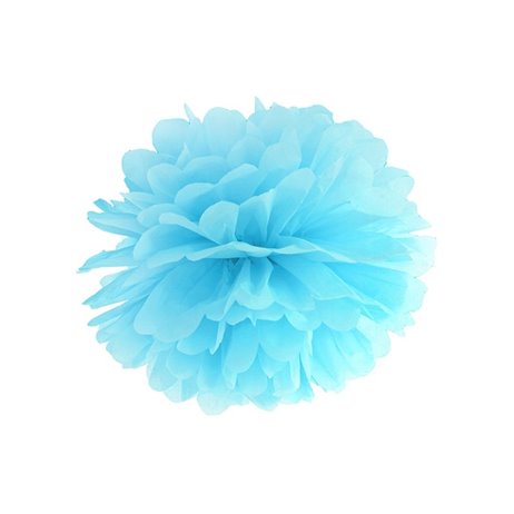 Pom pom lyseblå 35 cm