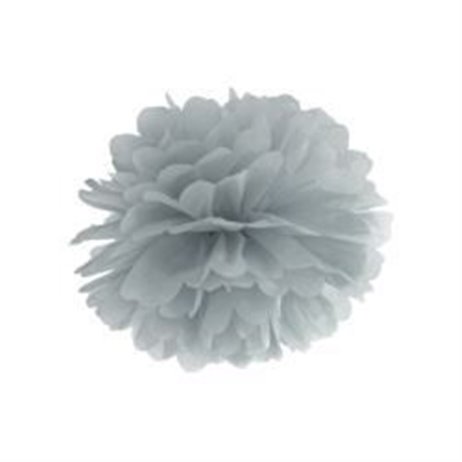 Pom pom grå 25 cm