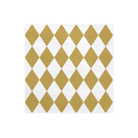 20 stk. Harlequin frokostservietter 20 stk. Harlequin frokostservietter