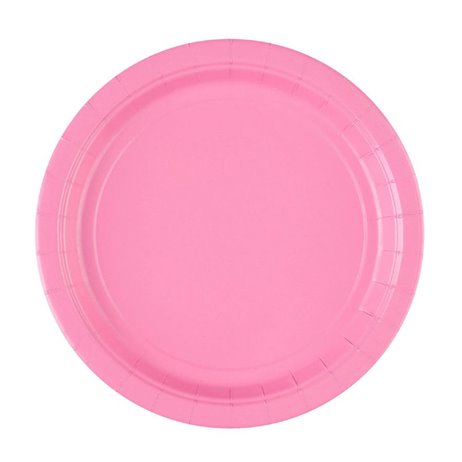 8 stk Paptallerkner Pink 22,9 cm 8 stk Paptallerkner Pink 22,9 cm