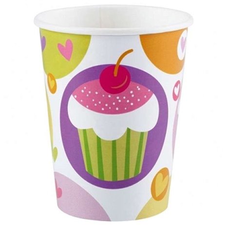 8 stk Papkrus - Cupcake 266ml