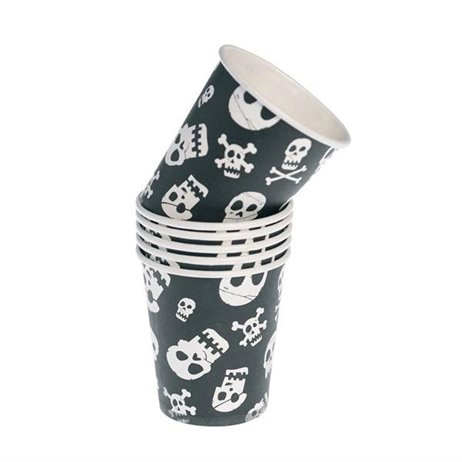 6 stk Papkrus - Skull 200ml