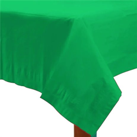 Grøn borddug 137x274 cm - Vandsikker underlag