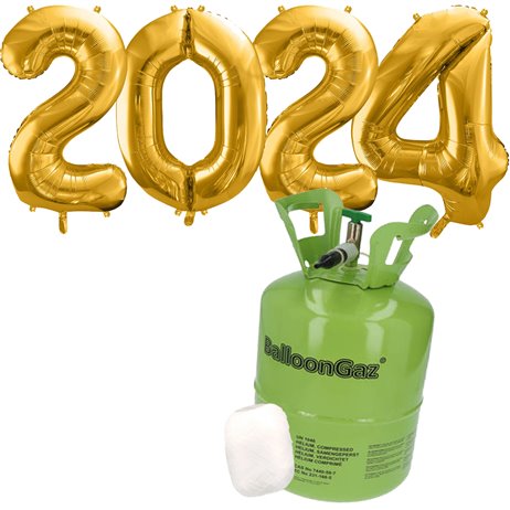 2024 Guld tal 34" pakket i sæt med Helium
