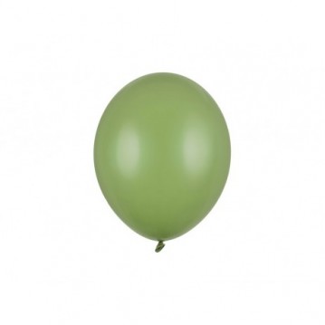 10 stk. Latexballoner pastel rosmarin grøn 10