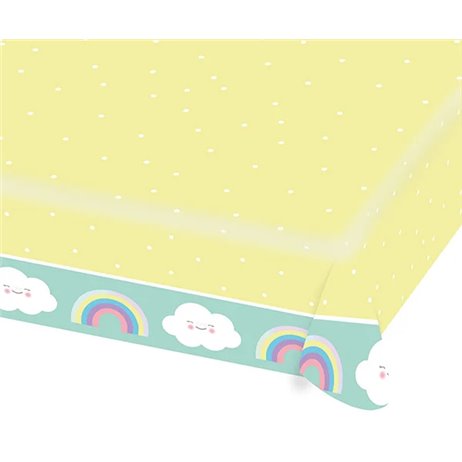 Regnbue papirdug borddug 115 x 175 cm Regnbue papirdug borddug 115 x 175 cm