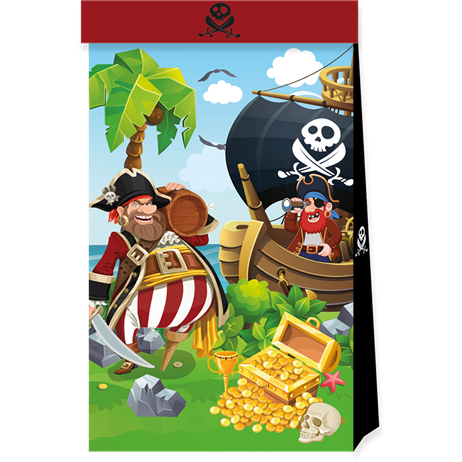 4 stk Slikposer Island Pirates 4 stk Slikposer Island Pirates