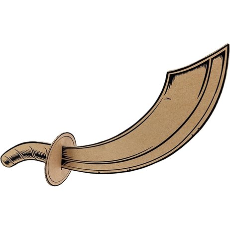 Pirat sværd 44,5 cm lang
